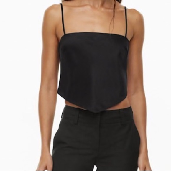 Sunday Best Tops - Aritzia Elektra Satin Camisole
Satin scarf blouse